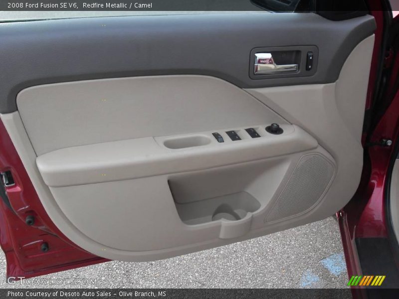 Redfire Metallic / Camel 2008 Ford Fusion SE V6