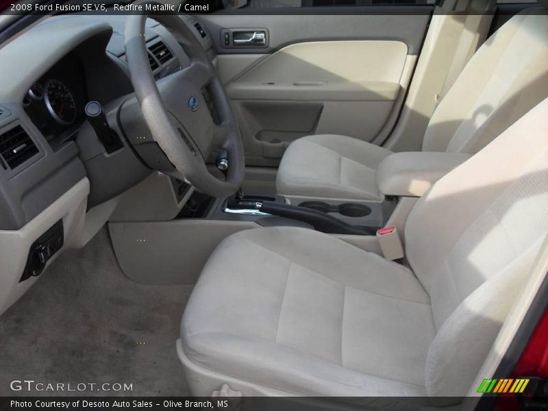 Redfire Metallic / Camel 2008 Ford Fusion SE V6