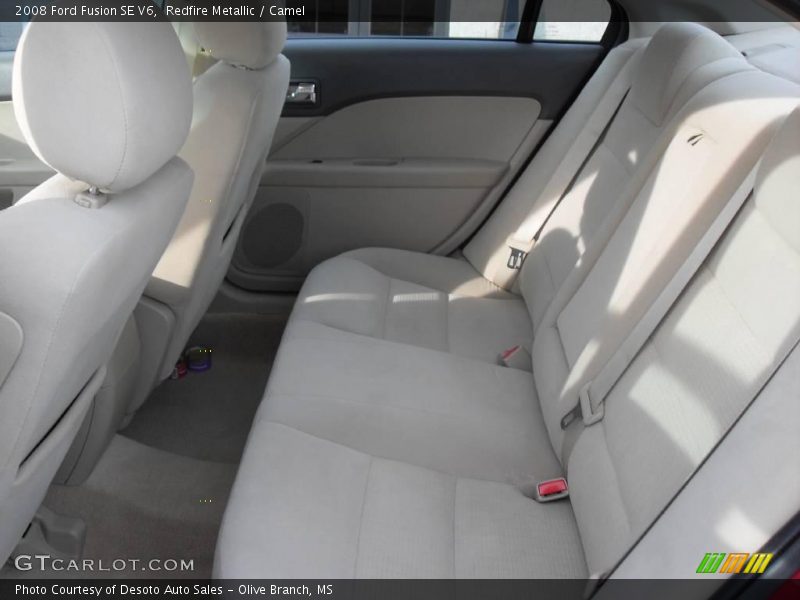 Redfire Metallic / Camel 2008 Ford Fusion SE V6