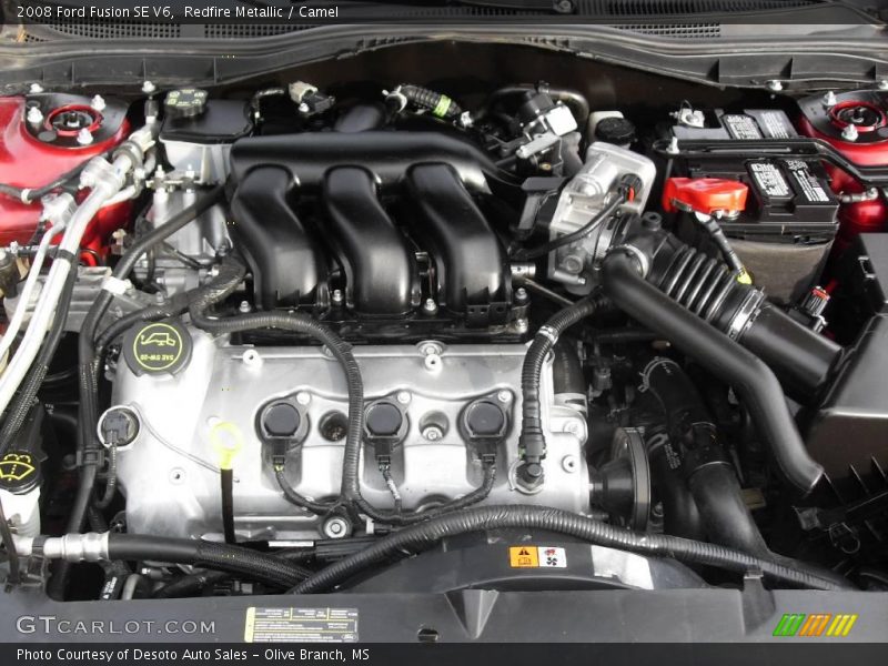 Redfire Metallic / Camel 2008 Ford Fusion SE V6