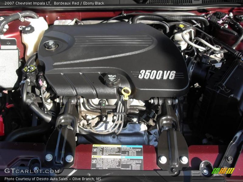 Bordeaux Red / Ebony Black 2007 Chevrolet Impala LT