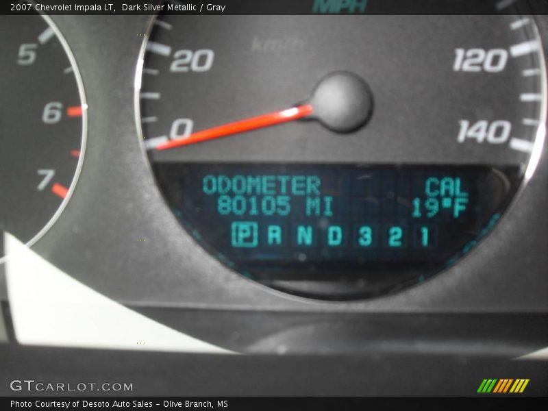 Dark Silver Metallic / Gray 2007 Chevrolet Impala LT