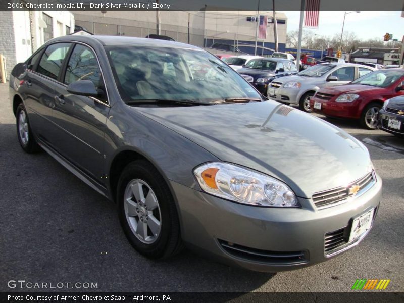 Dark Silver Metallic / Ebony 2009 Chevrolet Impala LT