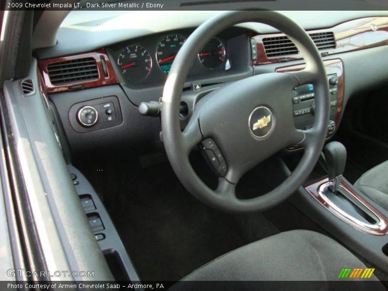 Dark Silver Metallic / Ebony 2009 Chevrolet Impala LT