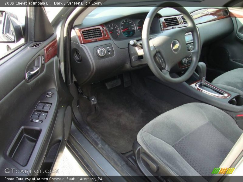 Dark Silver Metallic / Ebony 2009 Chevrolet Impala LT