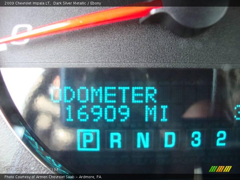 Dark Silver Metallic / Ebony 2009 Chevrolet Impala LT