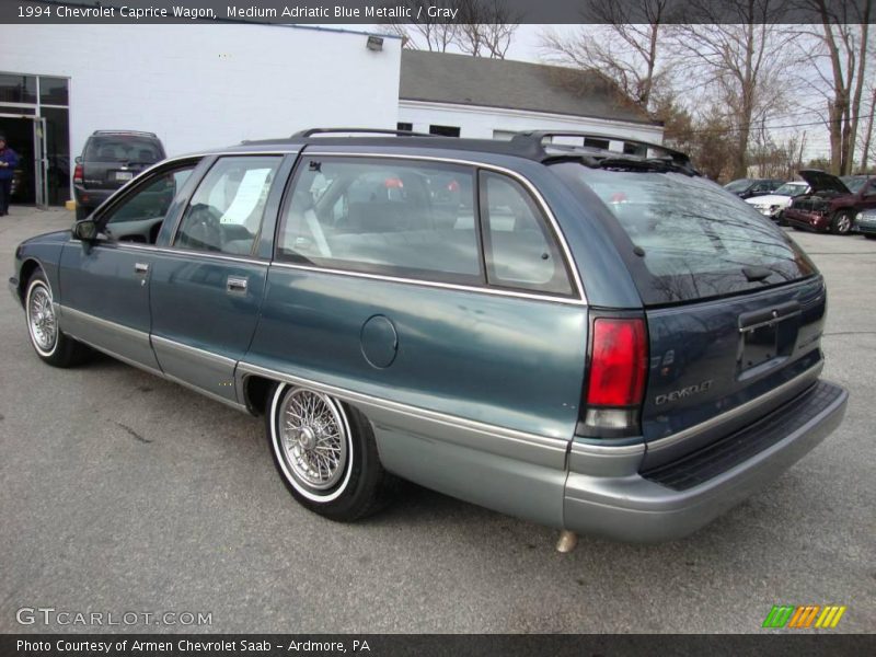 Medium Adriatic Blue Metallic / Gray 1994 Chevrolet Caprice Wagon