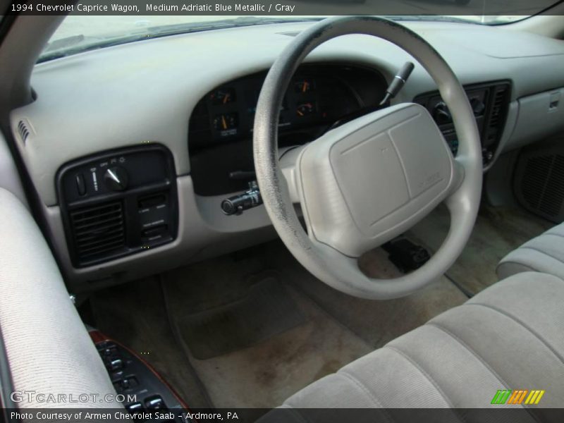 Medium Adriatic Blue Metallic / Gray 1994 Chevrolet Caprice Wagon