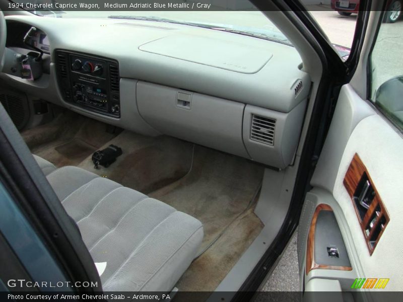 Medium Adriatic Blue Metallic / Gray 1994 Chevrolet Caprice Wagon