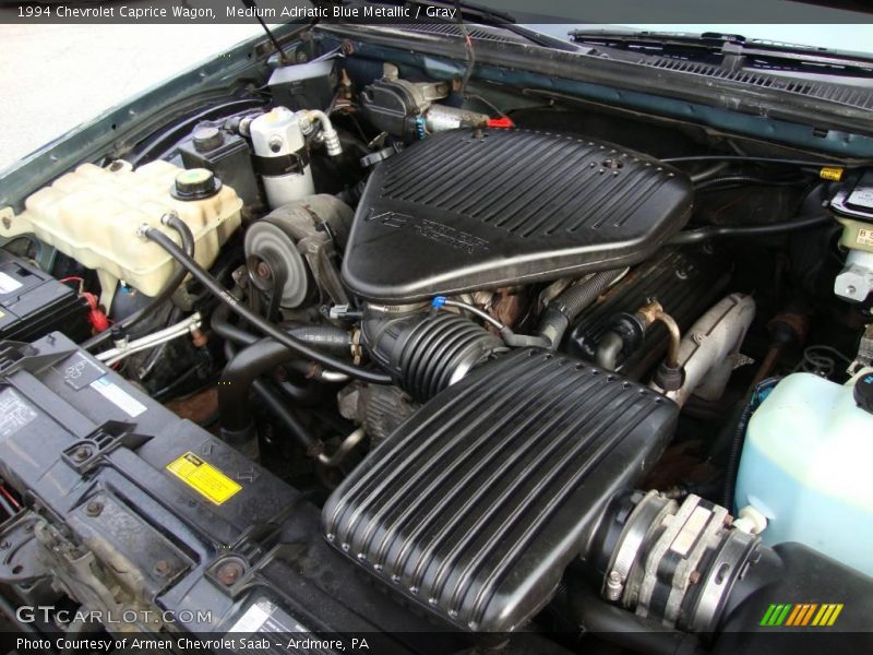 Medium Adriatic Blue Metallic / Gray 1994 Chevrolet Caprice Wagon