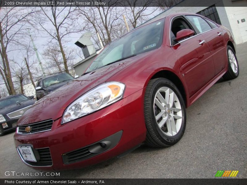 Red Jewel Tintcoat / Ebony 2009 Chevrolet Impala LTZ