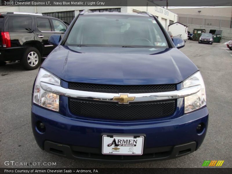 Navy Blue Metallic / Light Gray 2008 Chevrolet Equinox LT