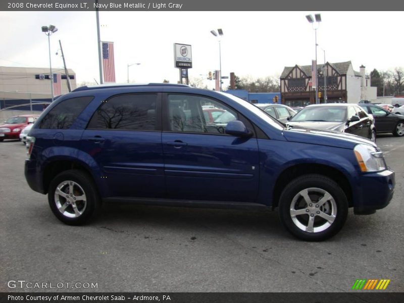 Navy Blue Metallic / Light Gray 2008 Chevrolet Equinox LT