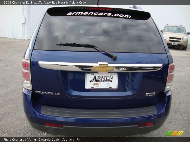 Navy Blue Metallic / Light Gray 2008 Chevrolet Equinox LT