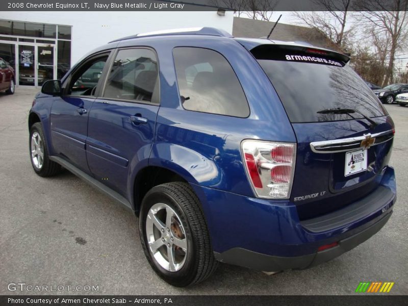 Navy Blue Metallic / Light Gray 2008 Chevrolet Equinox LT