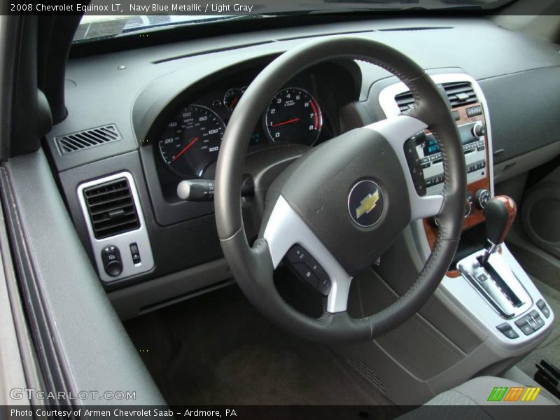 Navy Blue Metallic / Light Gray 2008 Chevrolet Equinox LT