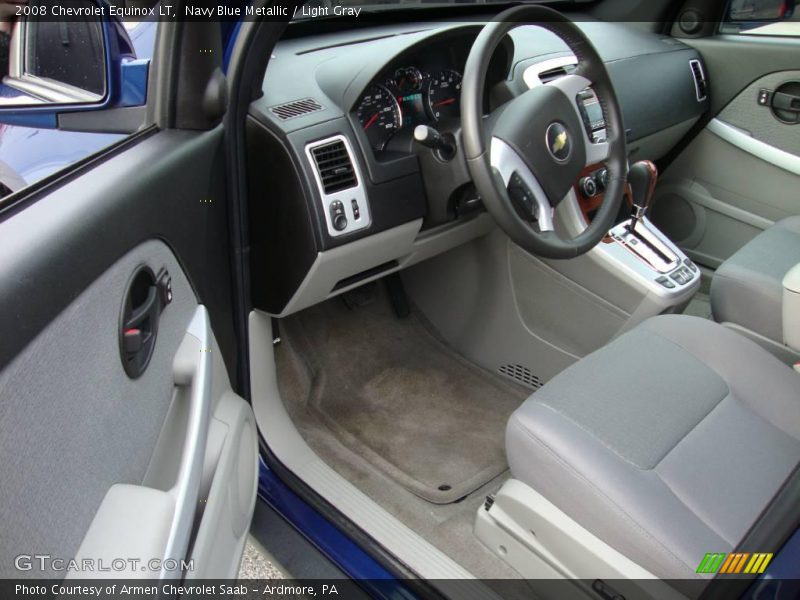 Navy Blue Metallic / Light Gray 2008 Chevrolet Equinox LT