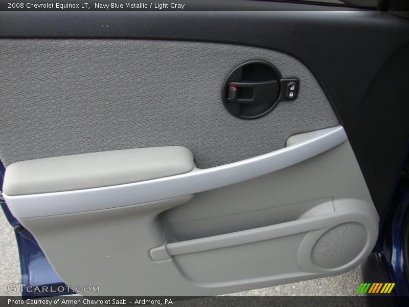 Navy Blue Metallic / Light Gray 2008 Chevrolet Equinox LT