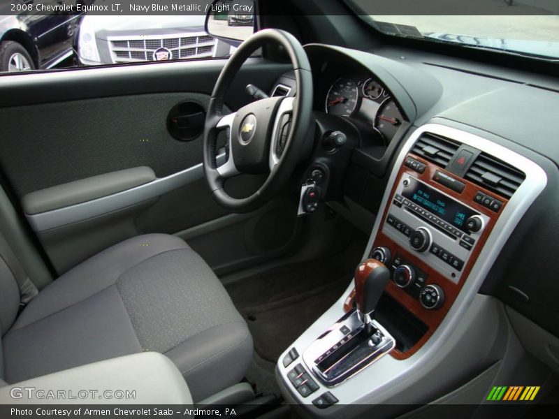 Navy Blue Metallic / Light Gray 2008 Chevrolet Equinox LT