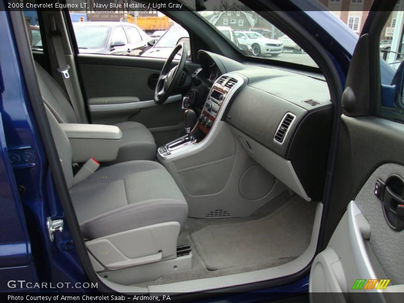 Navy Blue Metallic / Light Gray 2008 Chevrolet Equinox LT