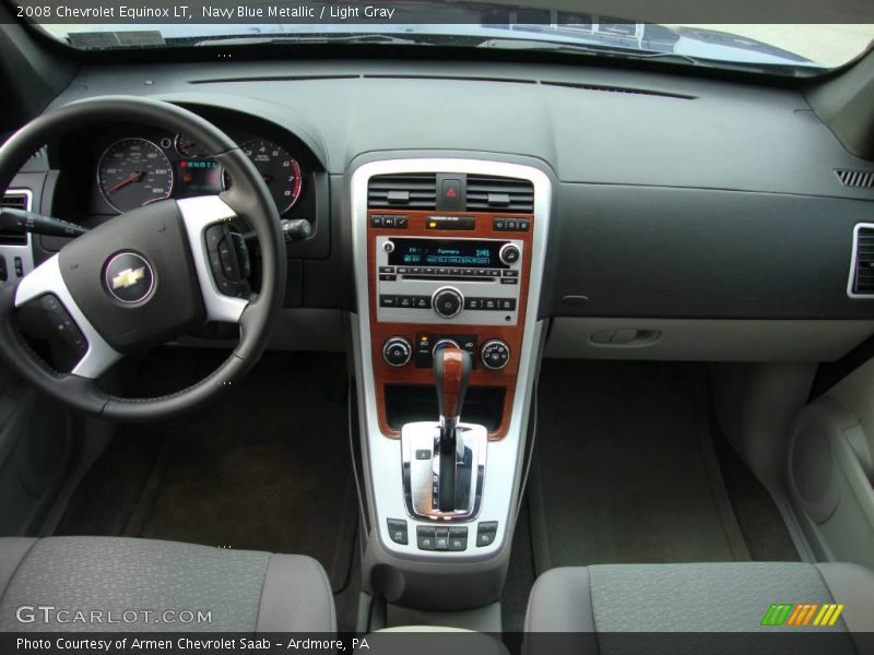 Navy Blue Metallic / Light Gray 2008 Chevrolet Equinox LT
