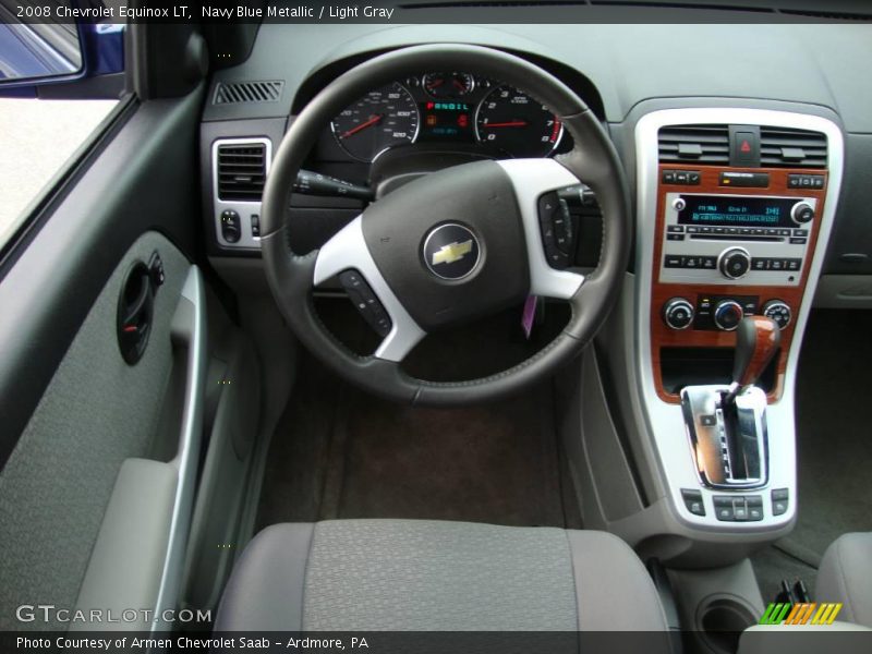Navy Blue Metallic / Light Gray 2008 Chevrolet Equinox LT