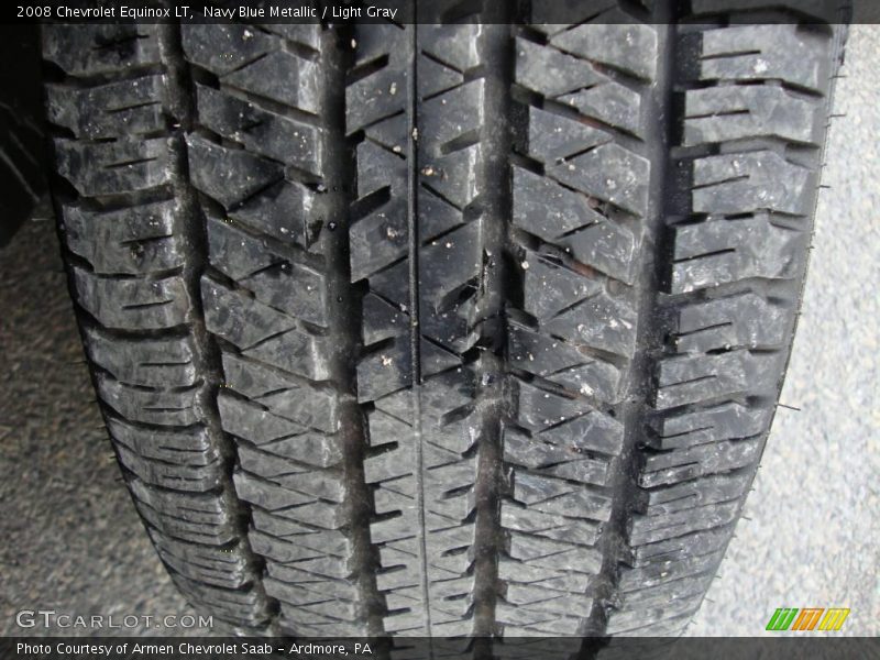 Navy Blue Metallic / Light Gray 2008 Chevrolet Equinox LT