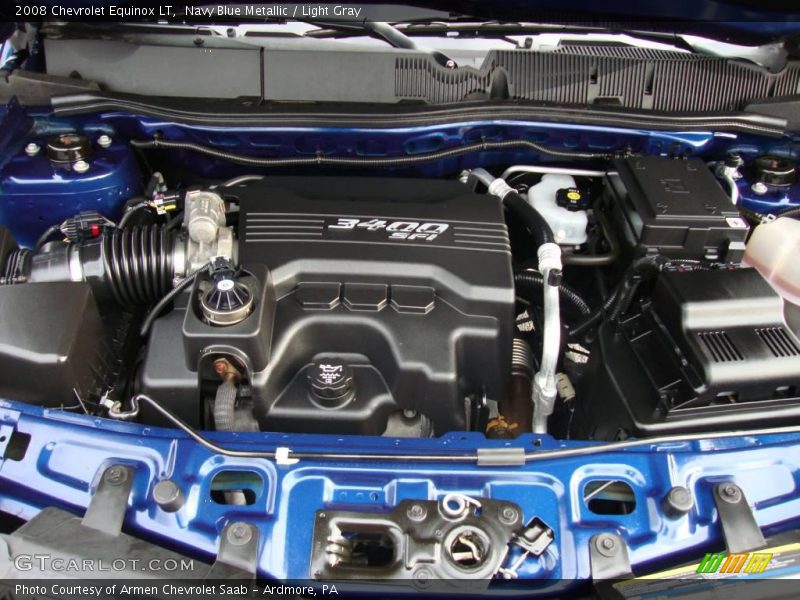 Navy Blue Metallic / Light Gray 2008 Chevrolet Equinox LT