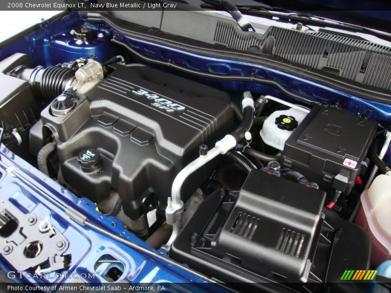 Navy Blue Metallic / Light Gray 2008 Chevrolet Equinox LT