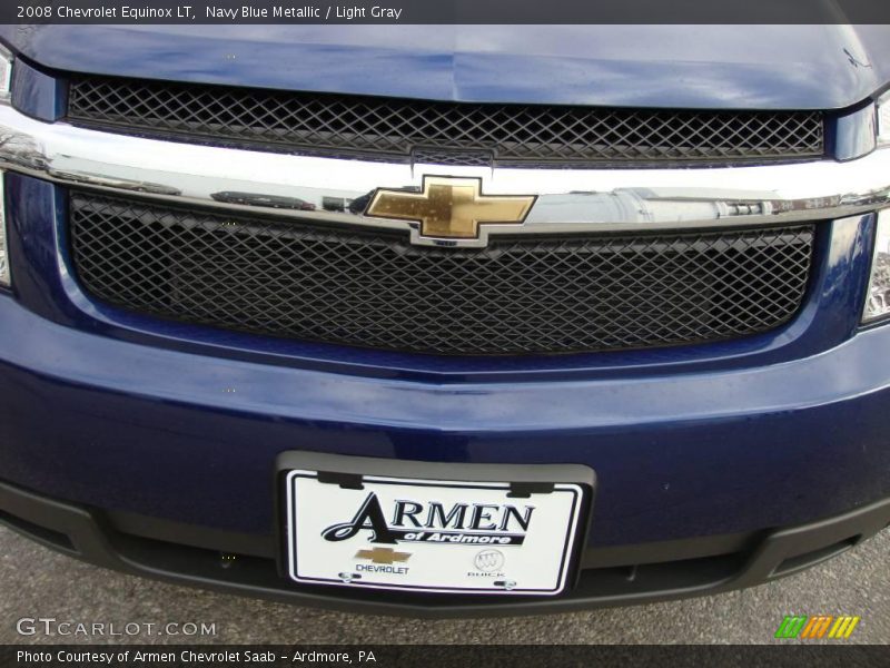 Navy Blue Metallic / Light Gray 2008 Chevrolet Equinox LT