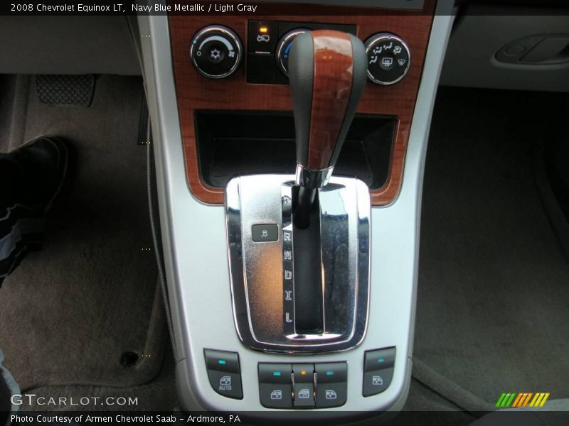 Navy Blue Metallic / Light Gray 2008 Chevrolet Equinox LT