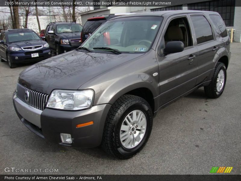 Charcoal Beige Metallic / Pebble/Light Parchment 2005 Mercury Mariner V6 Convenience 4WD