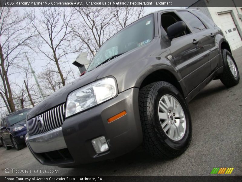 Charcoal Beige Metallic / Pebble/Light Parchment 2005 Mercury Mariner V6 Convenience 4WD