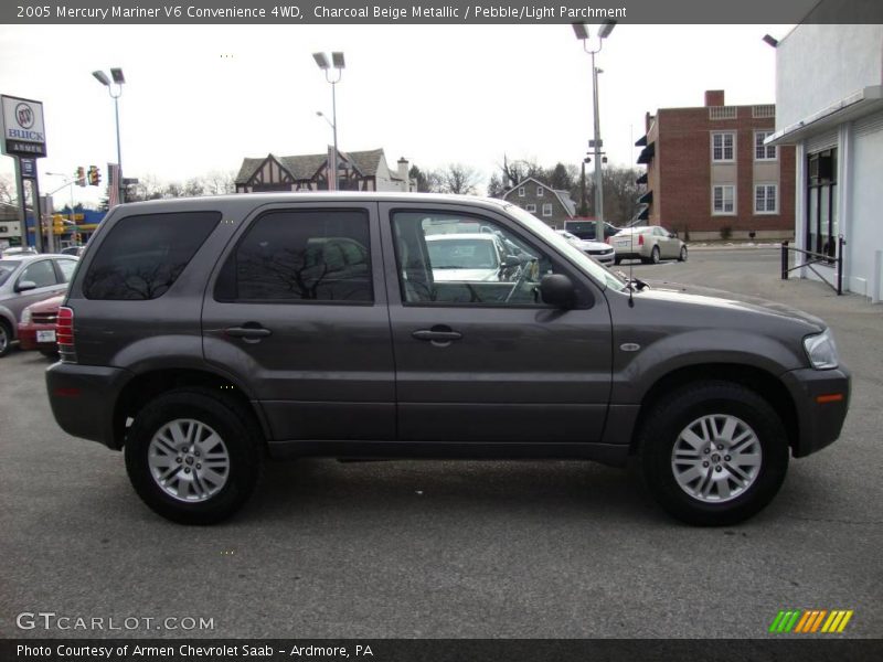 Charcoal Beige Metallic / Pebble/Light Parchment 2005 Mercury Mariner V6 Convenience 4WD
