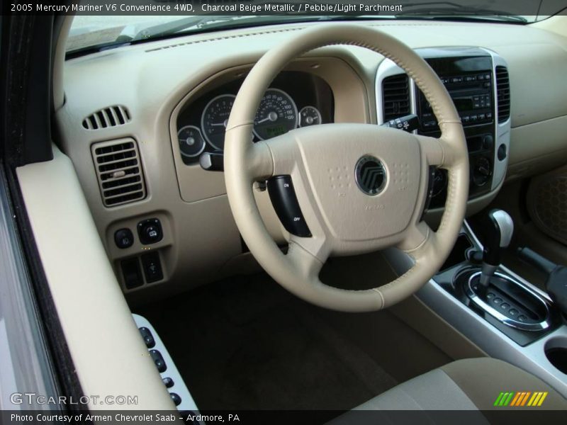 Charcoal Beige Metallic / Pebble/Light Parchment 2005 Mercury Mariner V6 Convenience 4WD