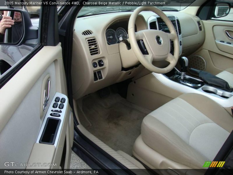 Charcoal Beige Metallic / Pebble/Light Parchment 2005 Mercury Mariner V6 Convenience 4WD