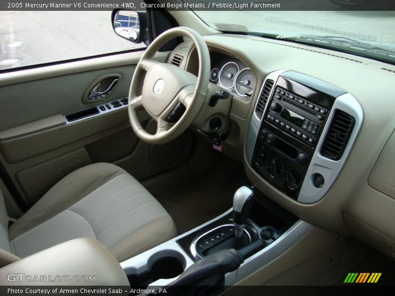 Charcoal Beige Metallic / Pebble/Light Parchment 2005 Mercury Mariner V6 Convenience 4WD