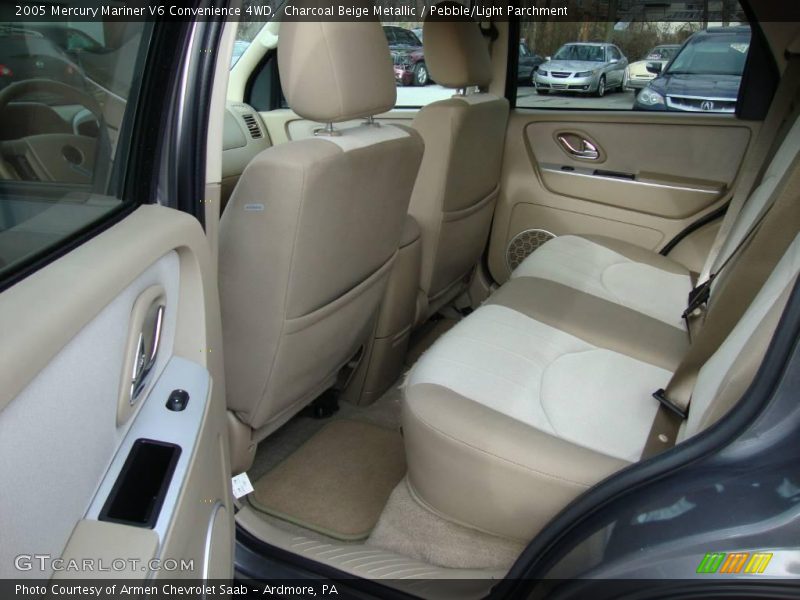 Charcoal Beige Metallic / Pebble/Light Parchment 2005 Mercury Mariner V6 Convenience 4WD