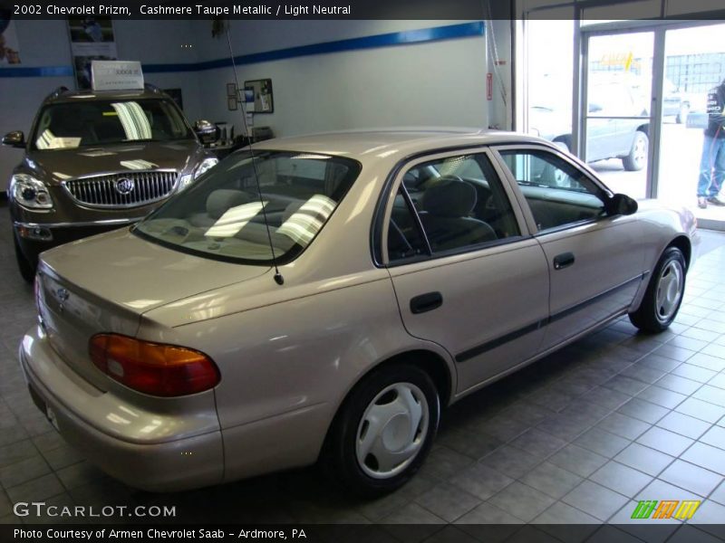 Cashmere Taupe Metallic / Light Neutral 2002 Chevrolet Prizm