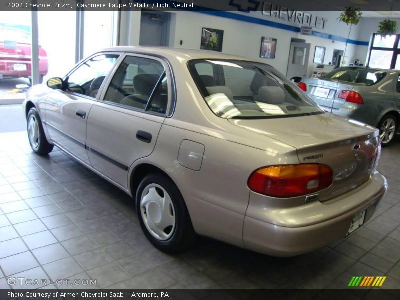 Cashmere Taupe Metallic / Light Neutral 2002 Chevrolet Prizm