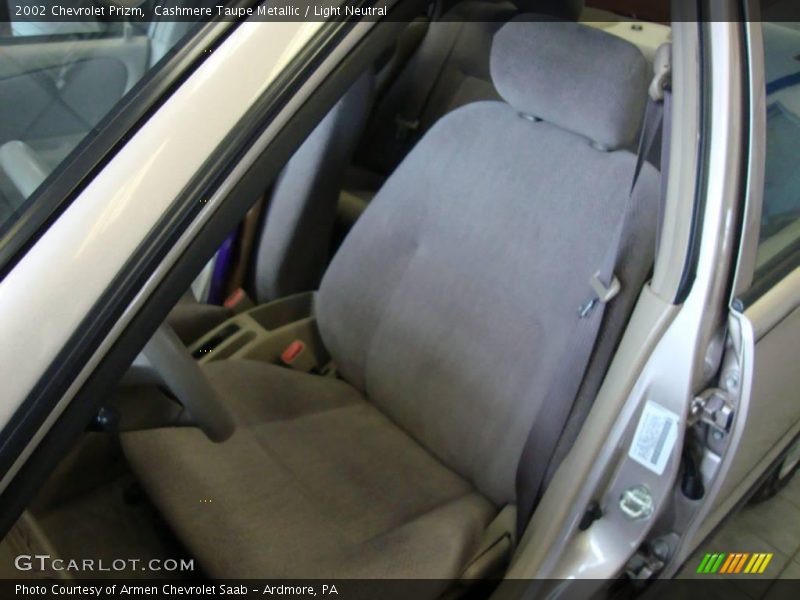 Cashmere Taupe Metallic / Light Neutral 2002 Chevrolet Prizm