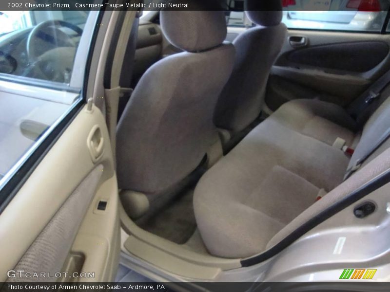 Cashmere Taupe Metallic / Light Neutral 2002 Chevrolet Prizm