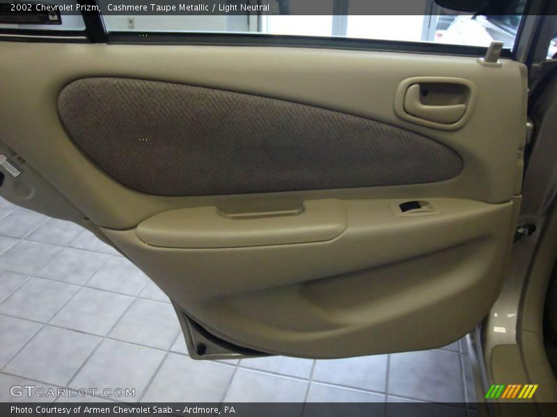 Cashmere Taupe Metallic / Light Neutral 2002 Chevrolet Prizm