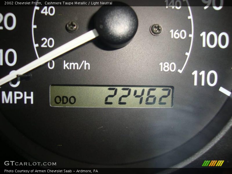 Cashmere Taupe Metallic / Light Neutral 2002 Chevrolet Prizm