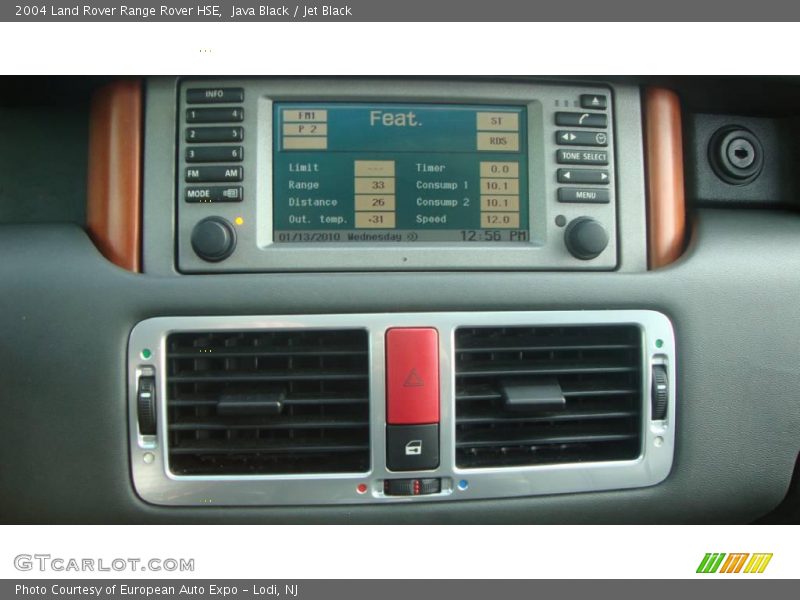 Java Black / Jet Black 2004 Land Rover Range Rover HSE