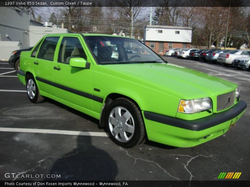 Custom Green / Taupe 1997 Volvo 850 Sedan