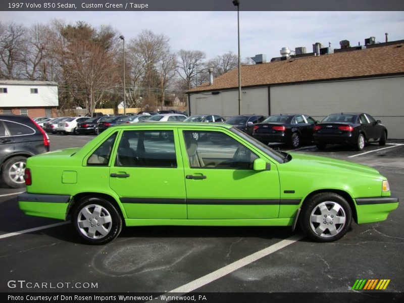Custom Green / Taupe 1997 Volvo 850 Sedan