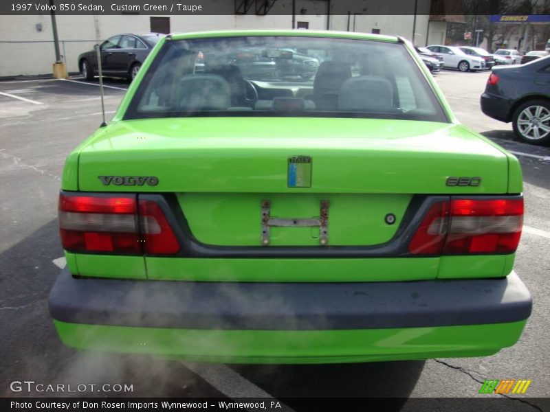 Custom Green / Taupe 1997 Volvo 850 Sedan
