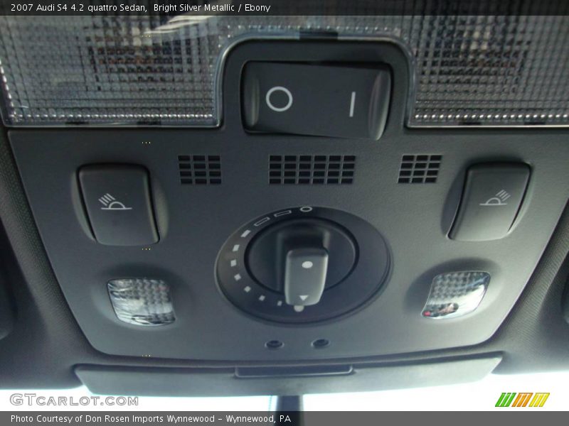 Bright Silver Metallic / Ebony 2007 Audi S4 4.2 quattro Sedan