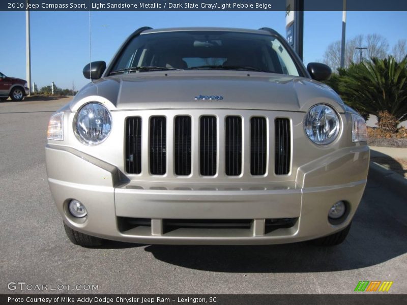 Light Sandstone Metallic / Dark Slate Gray/Light Pebble Beige 2010 Jeep Compass Sport